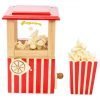 LTV318 houten popcornmachine met draaiknop om te laten poppen